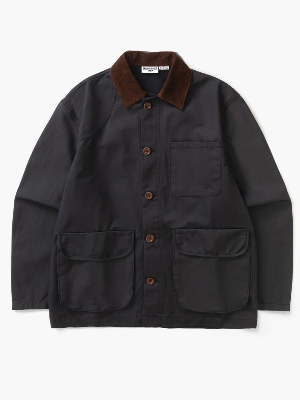 NWT Service Works Waxed Barn Coat - Black